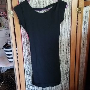 Little black dress bodycon open back size m